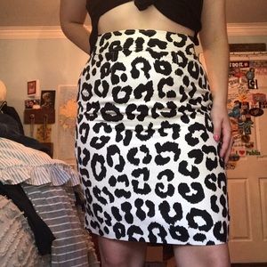 Loft Cheetah Print Skirt